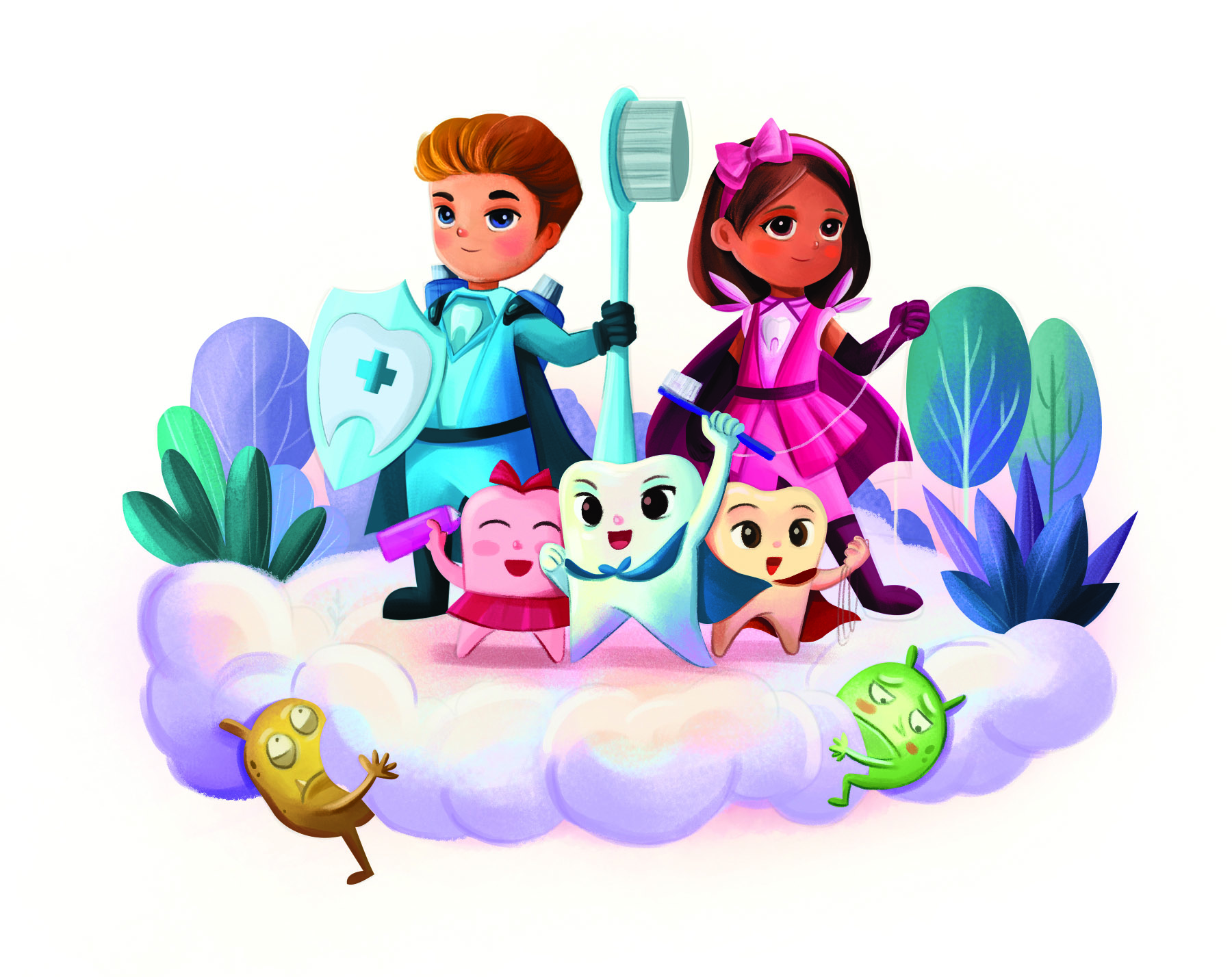Is Super Toothbrush and Flossy Gal The Battle Against the Sugar Bugs Clinically Safe and Appropriate to Associate With a Professional Dental Brand